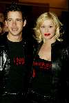 Amsterdam 13  februari 2003
Premiere ~Jackass in Pathe de Munt. e
Bridget Maasland met vriend