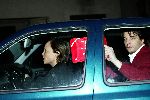 St Georges 28 februari 2003
Prinses Margarita met haar hond op weg naar het politieburo Edwin de Roy van Zuydewijn
uitzicht St Georges.