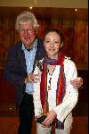 Bussum 24 februari 2003
Uitreiking van de gouden harpen
Dewie Idols met Gerard Cox