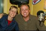 Naarden 3 januari 2003
Gordon 1e aflevering bij radio Noordzee
met joelle Idols