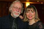 Bussum 24 februari 2003
Uitreiking van de gouden harpen
Herman Pieter de Boer met vriendin