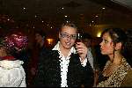Bussum 24 februari 2003
Uitreiking van de gouden harpen
Jamai Idols met een glaasje champagne