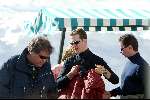 Zurs 23 februari 2003
Michael Schumacher skiend en samen met Norbert Haug
Wintersport