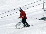 Zurs 23 februari 2003
Michael Schumacher skiend en samen met Norbert Haug
Wintersport