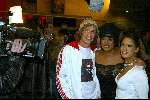 Amsterdam 13  februari 2003
Premiere ~Jackass in Pathe de Munt. 
Patty Brard met dochter Priscilla en man Rene