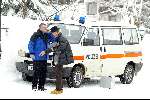 Lech 8 februari 2003
Koningin Beatrix met vriendinnen bij hotel POST
in Lech
Politie Lech