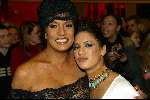 Amsterdam 13  februari 2003
Premiere ~Jackass in Pathe de Munt. A
Patty Brard met dochter Priscilla Brard