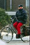 Amsterdam 13 februari 2003
Simone Kleinsma op de fiets