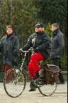 Amsterdam 13 februari 2003
Simone Kleinsma op de fiets