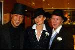 Den Bosch 12 februari 2003
Premiere Chicago den Bosch
Pia Douwes met vriend Paul en Stanley Burleson