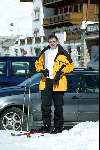 Zurs 23 februari 2003
Ursul de Geer tijdens de wintersport