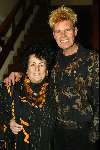 Bussum 10 februari 2004
Uitreiking van de gouden harpen in het spant.
Ad Visser met zijn vrouw