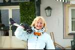 Lech 29 februari 2004
Anita Meijer op skivakantie in Lech.
Wintersport