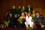 Amsterdam 9 februari 2004
Premiere FEESTJE in Tuschinski.
Antonie Kamerling met   Beau v Erven Dorens Trudy Labij Chantal Janzen en Daphne Bunskoek Ruud v Hemert en Tjeerd Oosterhuis. De Cast van FEESTJE
Peter Smulders bv