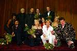 Amsterdam 9 februari 2004
Premiere FEESTJE in Tuschinski.
Antonie Kamerling met   Beau v Erven Dorens Trudy Labij Chantal Janzen en Daphne Bunskoek Ruud v Hemert en Tjeerd Oosterhuis. De Cast van FEESTJE