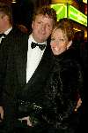Amsterdam 9 februari 2004
Premiere van FEESTJE in Tuschinski Amsterdam.
Frans Engelenhoven en zijn vrouw Corine Engelenhoven.