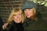 Amsterdam 18 februari 2004
Verlichting bij gedenksteen Willy Alberti bij Westertoren.
Willeke Alberti en Danielle van t Schip
