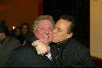 Bussum 10 februari 2004
Uitreiking gouden harpen in het spant.
Emile Hartkamp en Frans Bauer.
