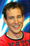 Hilversum 24 februari 2004
Presentatie 10 idols finalisten in studio 22.
Eric Idols