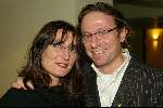 Bussum 10 februari 2004
Uitreiking van de gouden harpen in het spant.
Eric v Tijn met vrouw