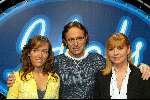 Hilversum 24 februari 2004
Presentatie 10 idols finalisten in studio 22.
Eric v Tijn met  Jerney Kaagman en Meike Idols