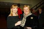 Bussum 10 februari 2004
Uitreiking van de gouden harpen in het spant.
Jerney Kaagman en Erica Terpstra