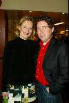 Bussum 10 februari 2004
Uitreiking van de gouden harpen in het spant.
Henkjan Smits met zijn vrouw