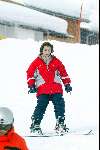 Lech 29 februari 2004
Ivo Niehe met gezin op vakantie in Lech.
Zoon Ivo Niehe op snowboard.
Wintersport