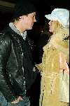 Amsterdam 18 februari 2004
Verlichting bij gedenksteen Willy Alberti bij Westertoren.
Johnny de Mol en Chantal Janzen