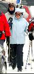 Lech 12 februari 2004
Koningin  Beatrix skien in Lech.
Wintersport