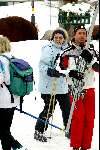 Lech 12 februari 2004
Koningin  Beatrix skien in Lech.