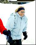 Lech 12 februari 2004
Koningin  Beatrix skien in Lech.
Wintersport