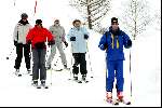 Lech 12 februari 2004
Koningin  Beatrix skien in Lech.