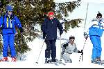 Lech 15 februari 2004
Koningin Beatrix op wintersport in Lech