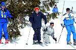 Lech 15 februari 2004
Koningin Beatrix op wintersport in Lech