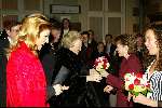 Amsterdam 23 februari 2004
Koningin Beatrix en Prinses Maxima bezoeken het concertgebouw.
