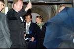 Amsterdam 6 februari 2004
Verjaardag van Koningin Beatrix op paleis op de dam.
Prins Friso en Mabel Wisse Smit