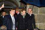 Amsterdam 6 februari 2004
Verjaardag van Koningin Beatrix op paleis op de dam.
Prins Friso en Mabel Wisse Smit
