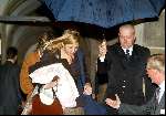 Amsterdam 6 februari 2004
Verjaardag van Koningin Beatrix op paleis op de dam.
Maxima en de au-pair van Amalia