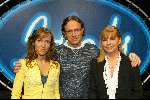 Hilversum 24 februari 2004
Presentatie 10 idols finalisten in studio 22.
Eric v Tijn met  Jerney Kaagman en Meike Idols