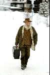 Lech 12 februari 2004
Oostenrijkse man met baard in leder hose aan in Lech.