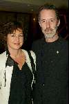 Bussum 10 februari 2004
Uitreiking van de gouden harpen in het spant.
Peter v Asten met vrouw