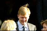 Utrecht 18 februari 2004
Maxima en Prins Willem Alexander bij de munt in Utrecht bij munt slaan voor Amalia