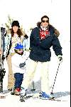 Zurs 13 februari 2004
Prinses Caroline met dochtertje Prinses Alexandra in de sneeuw
Wintersport