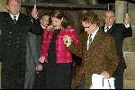 Amsterdam 6 februari 2004
Verjaardag van Koningin Beatrix op paleis op de dam.
Prins Bernhard jr en Prinses Annette