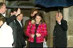 Amsterdam 6 februari 2004
Verjaardag van Koningin Beatrix op paleis op de dam.
Prins Bernhard jr en Prinses Annette