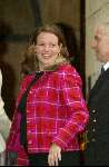 Amsterdam 6 februari 2004
Verjaardag van Koningin Beatrix op paleis op de dam.
Prinses Annette zwanger