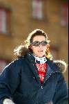 Zurs 13 februari 2003
Prinses Caroline met dochtertje Prinses Alexandra in de sneeuw.