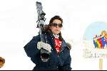 Zurs 13 februari 2004
Prinses Caroline van Monaco tijdens wintersport