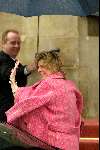 Amsterdam 6 februari 2004
Verjaardag van Koningin Beatrix op paleis op de dam.
Prinses Laurentien